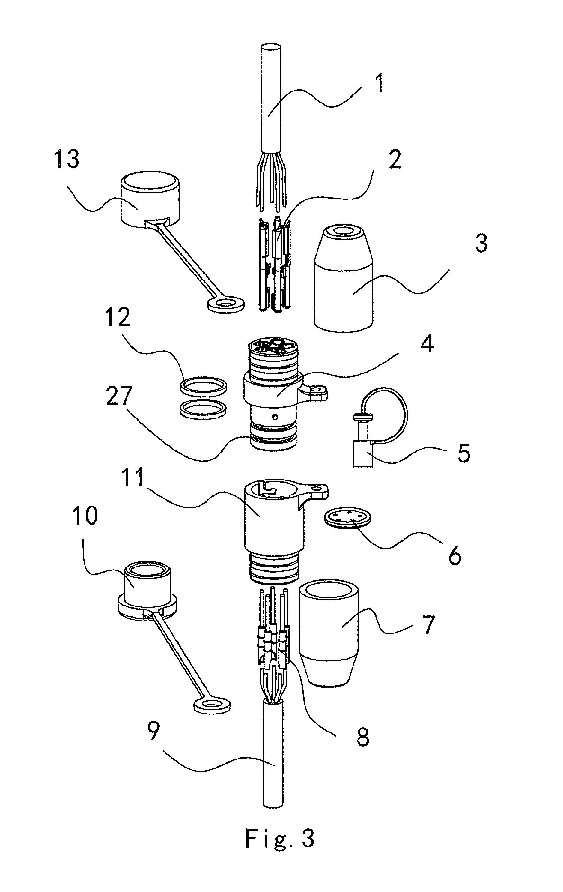 Quick-connection outdoor waterproof electrical connector