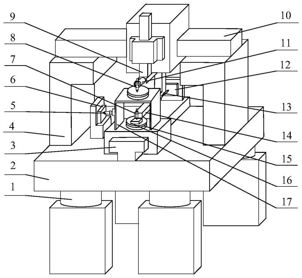 Method and device for measuring free-form surface with large inclination angle based on comparative measurement of reference plane