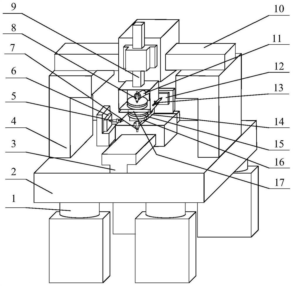 Method and device for measuring free-form surface with large inclination angle based on comparative measurement of reference plane