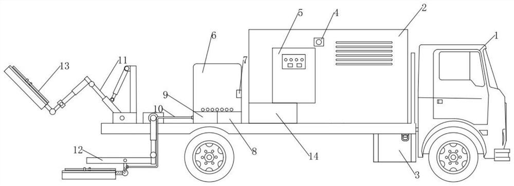 Construction method of induction heating and microwave heating for asphalt pavement multi-functional thermal milling