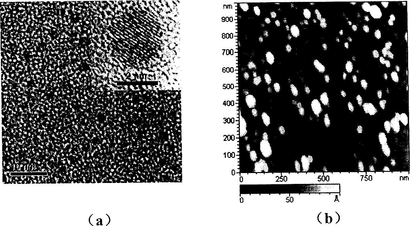 Nanometer luminescent core-shell zinc oxide-polymer particle and its prepn