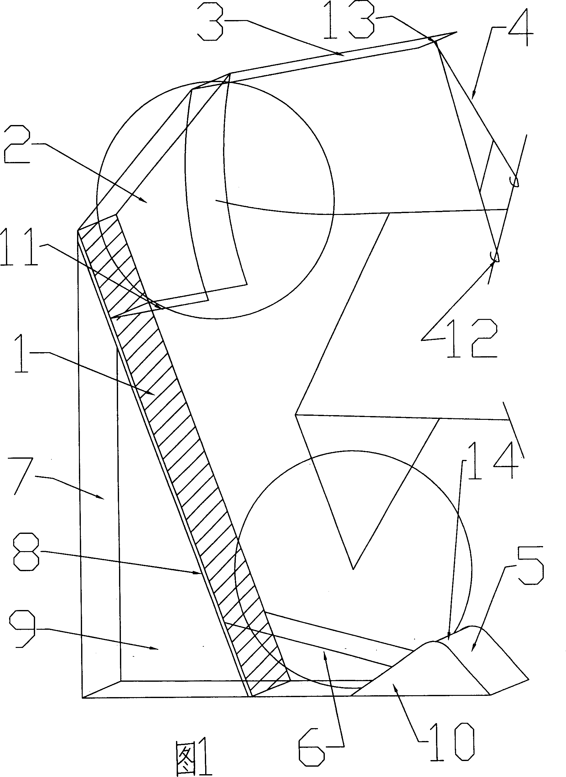 Suspension frame for parking of non-motor vehicle