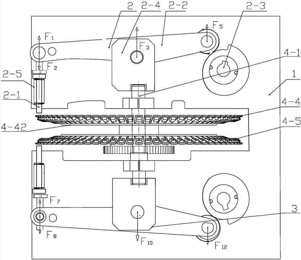 Card code printing mechanism with light elastic piece