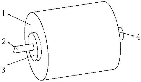 Impact-resistant speed changer based on volute spiral spring