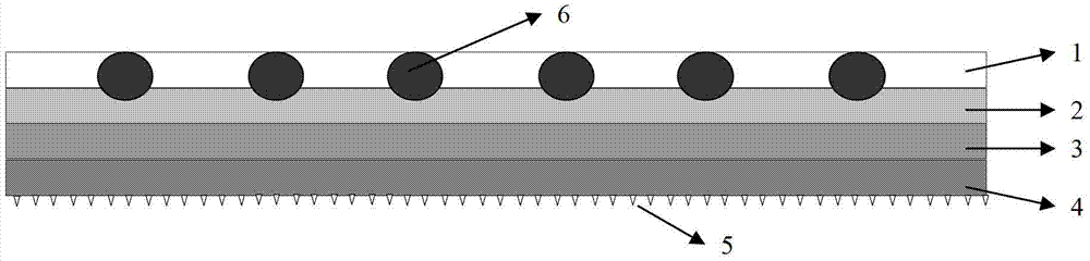 Uncoated zero-polar-distance ion exchange membrane and preparation method thereof