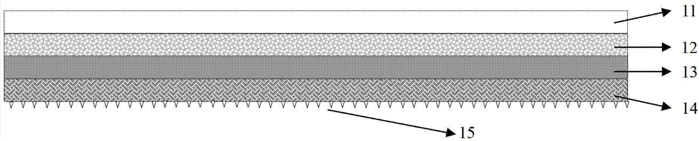 Uncoated zero-polar-distance ion exchange membrane and preparation method thereof