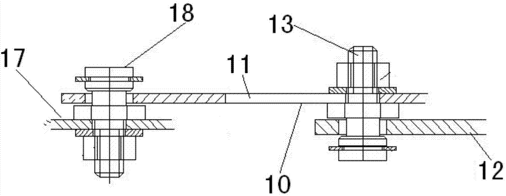 Switch cabinet structure for high-voltage switch