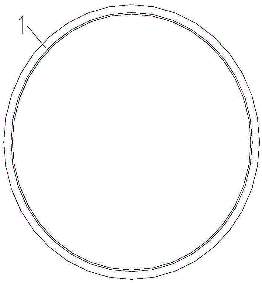 Manufacturing method for annular rail in drum