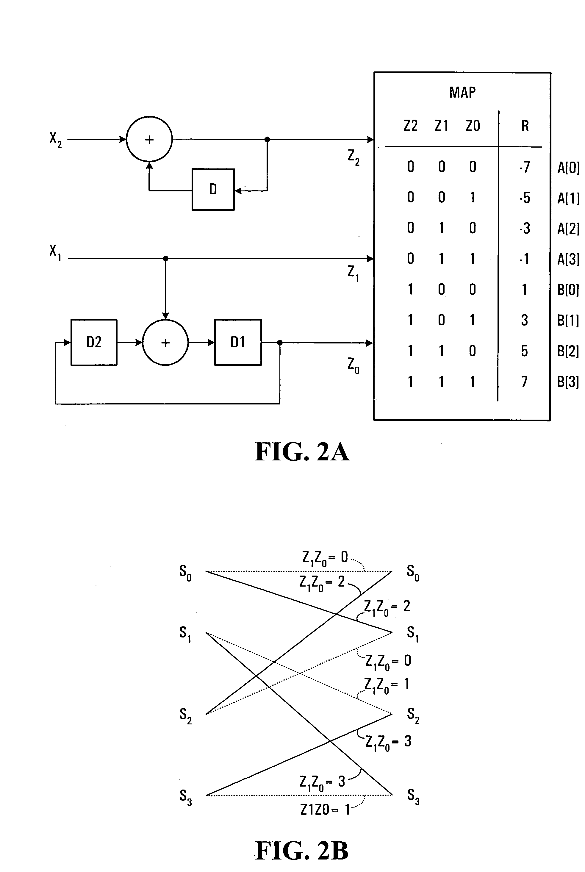 Trellis decoder for decoding data stream including symbols coded with multiple convolutional codes