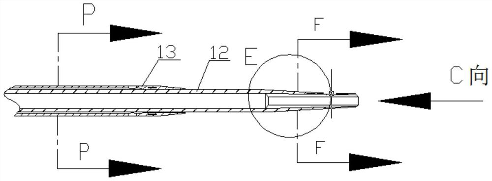 A kind of atrial septum puncture assembly