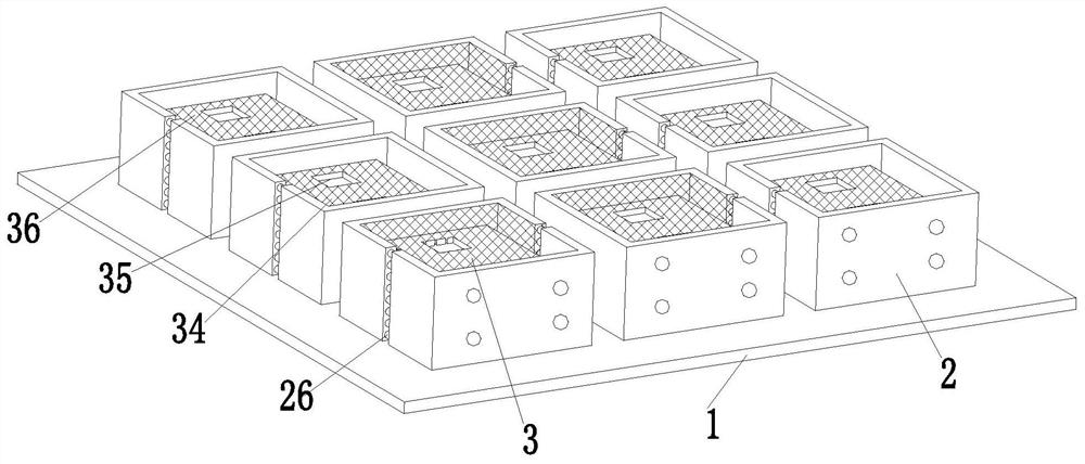 Hollow environment-friendly brick prefabricating mold