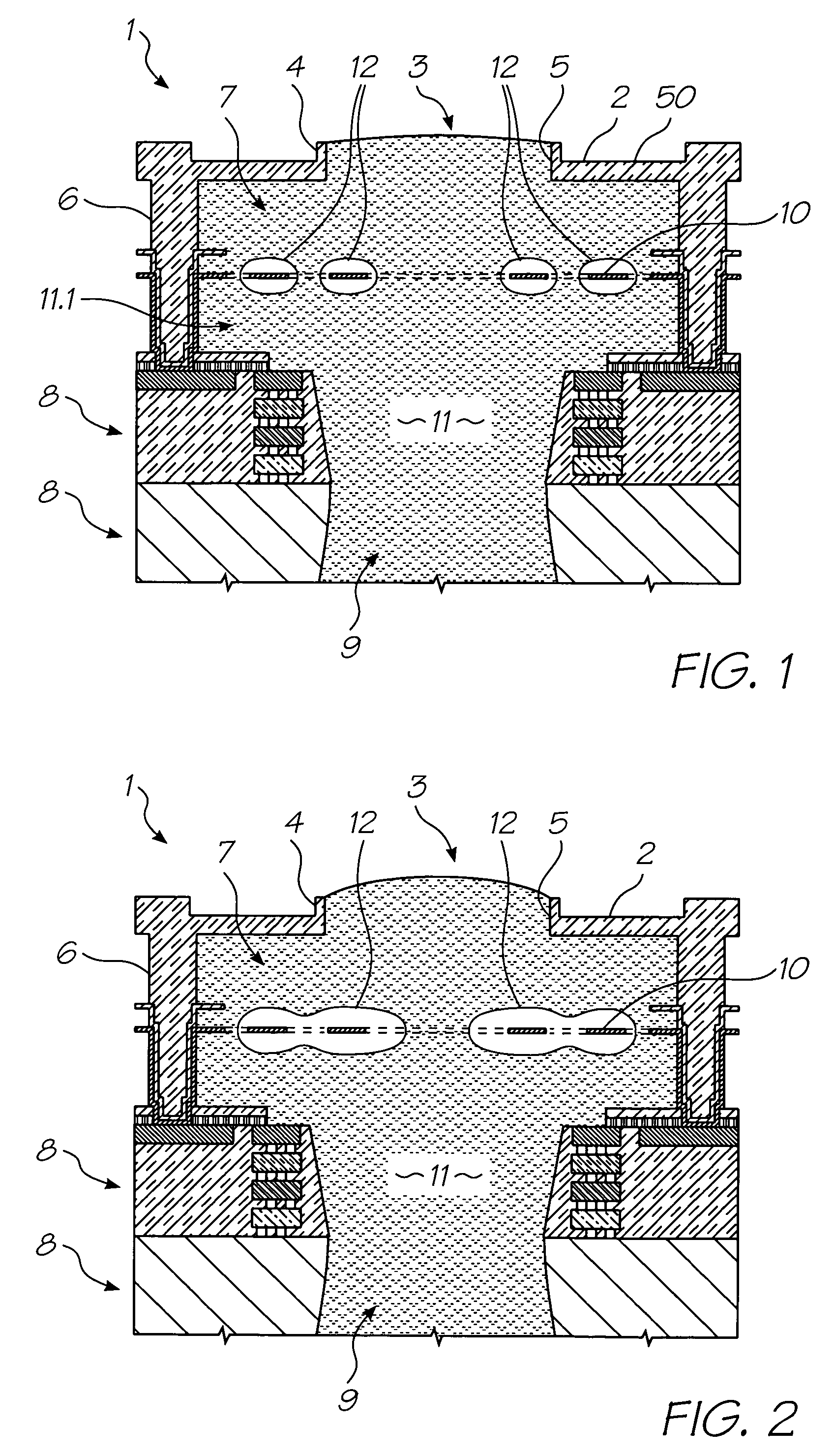 Inkjet printhead for printing with low density keep-wet dots