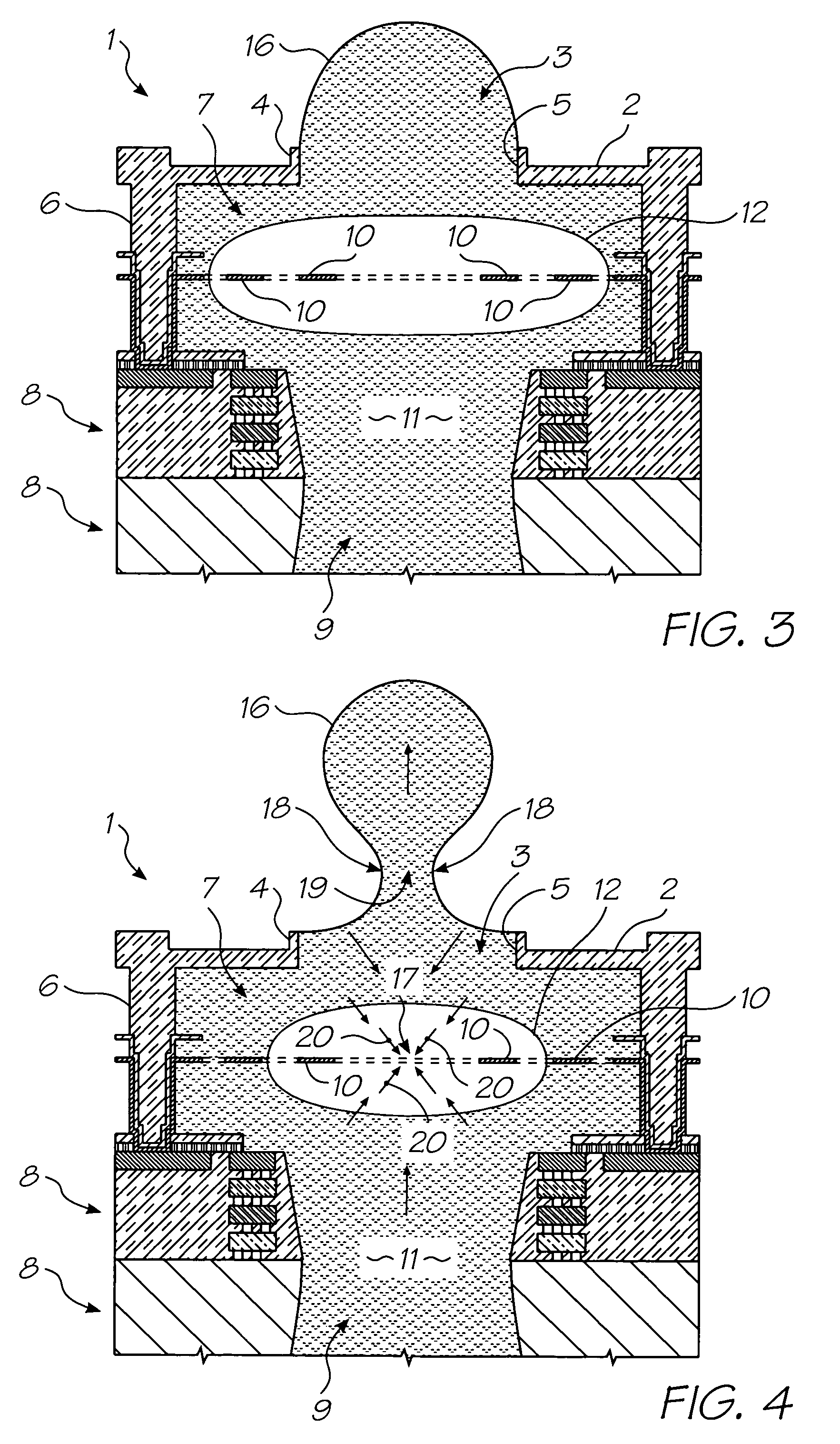 Inkjet printhead for printing with low density keep-wet dots