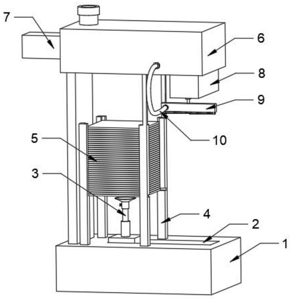 An auxiliary device for laying tiles indoors