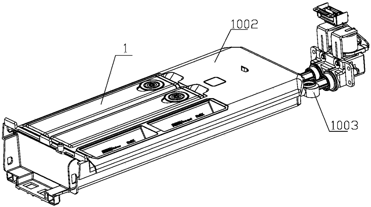 Automatic putting system of washer and washer