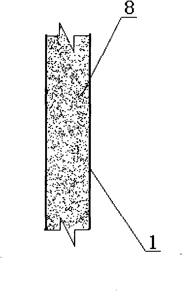 Thermal insulation roof board with combined structure