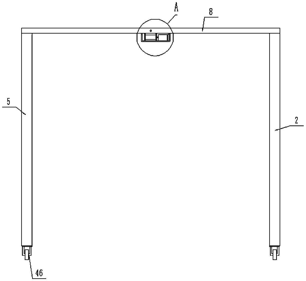 Telescopic foldable steel structure mobile garage