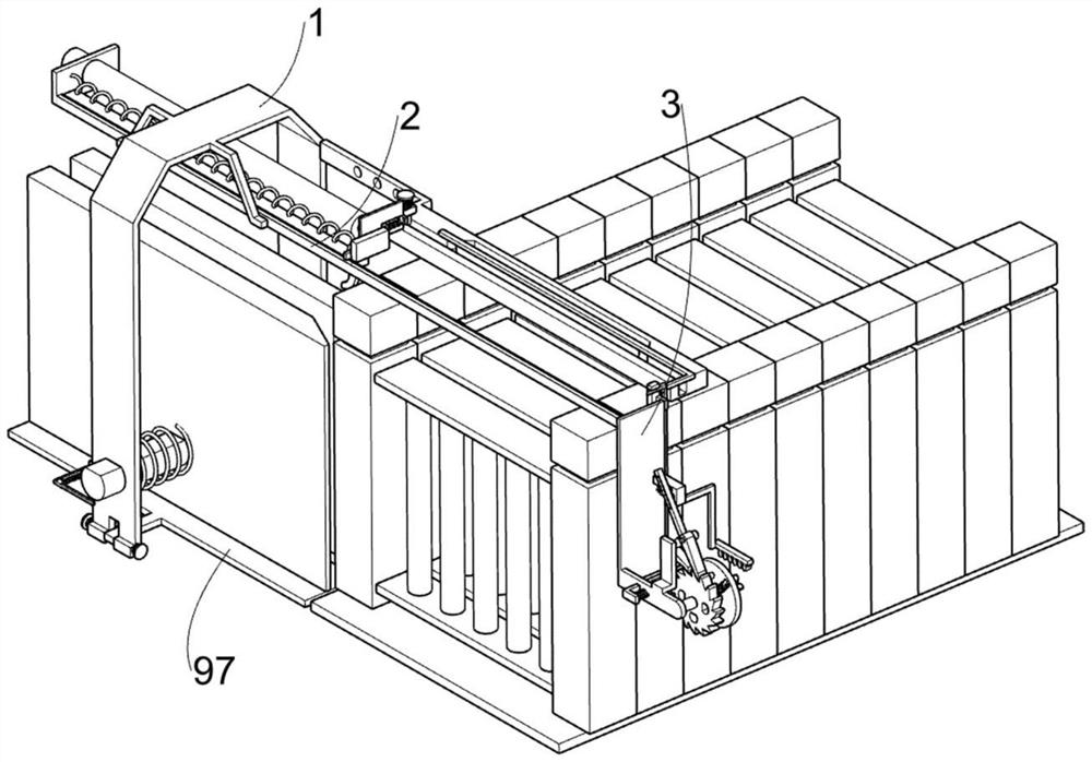 Random drawing type width detector for bridge protection safety fence