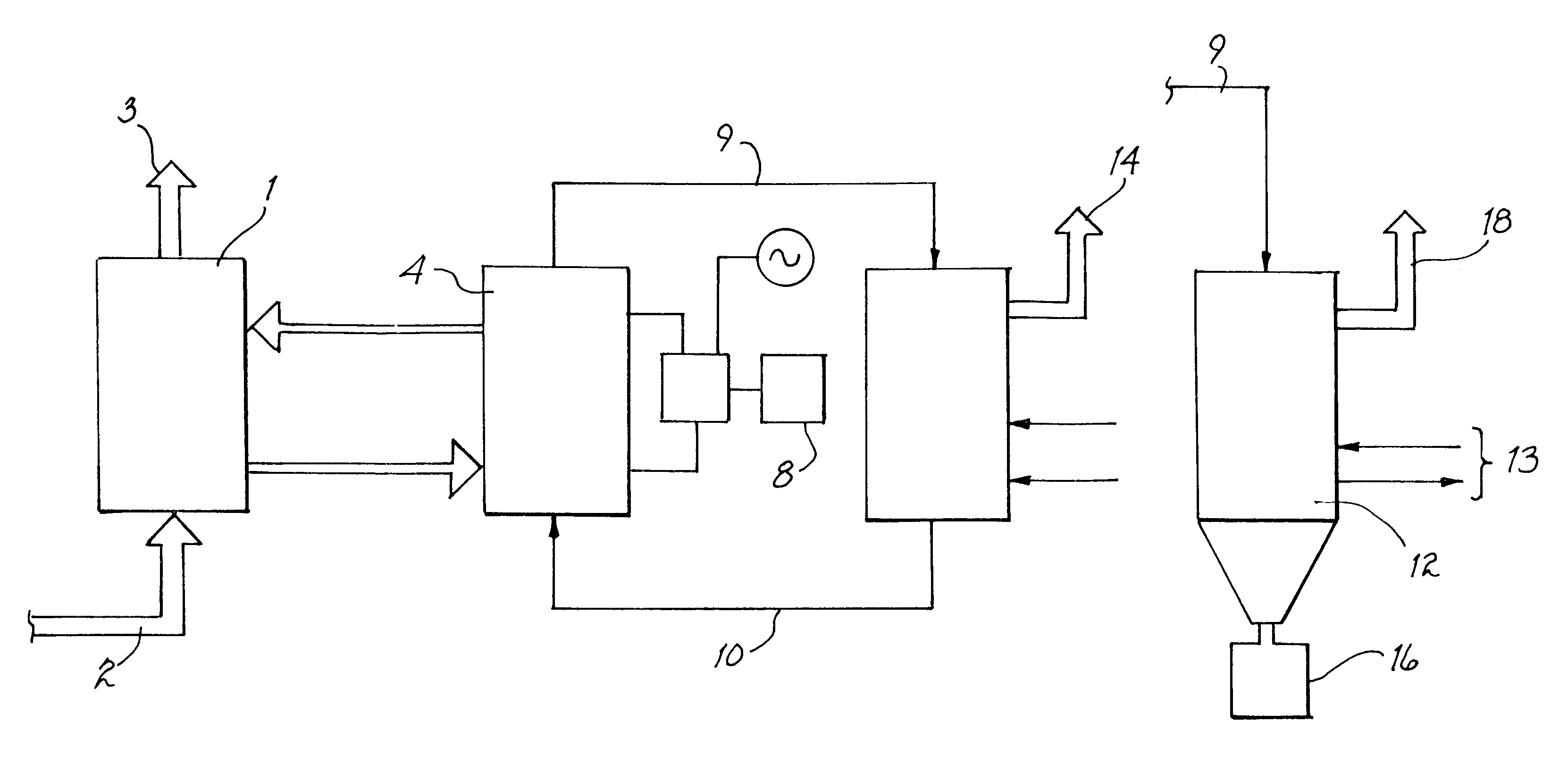 VOC removal or destruction system