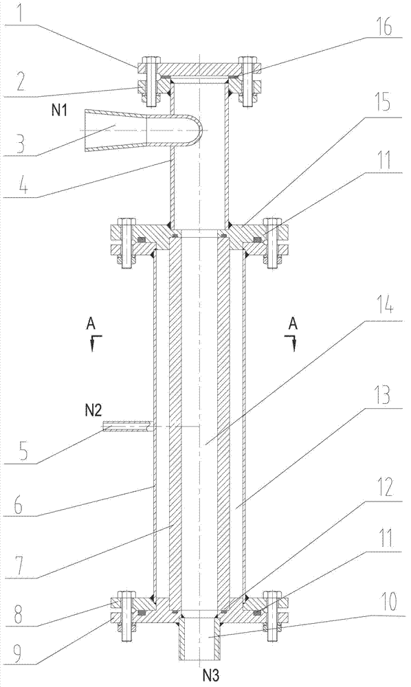 Micro-bubble generator for air floatation treatment of sewage