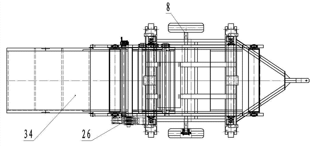 Material feeding machine for edible fungi industrial culture