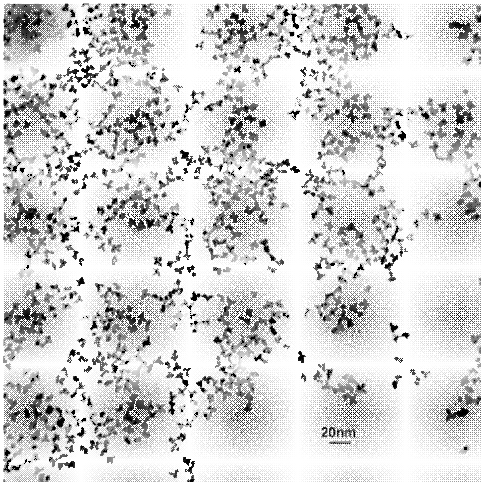 Platinoid bimetallic nanometer material and preparation method and application thereof