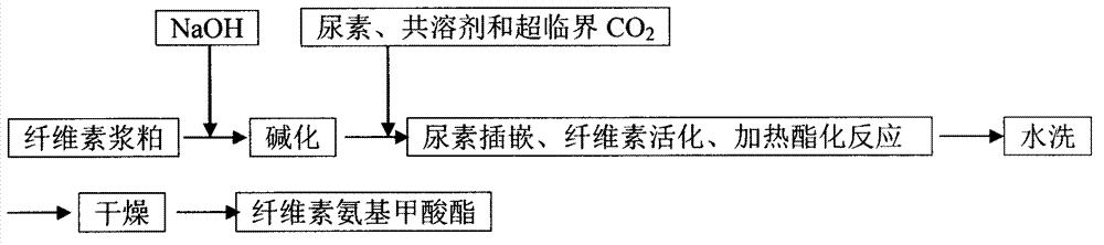 Preparation method for cellulose carbamic acid ester