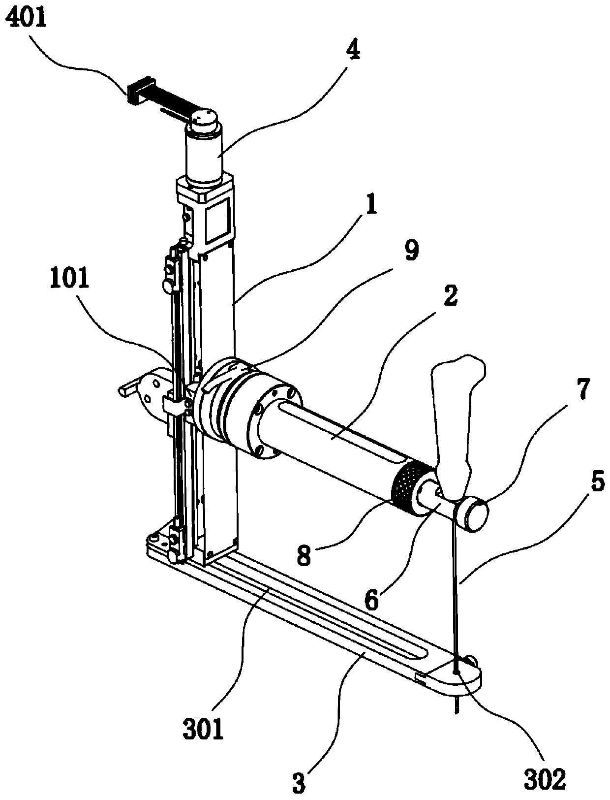 Manipulator end device and lung puncture robot with same