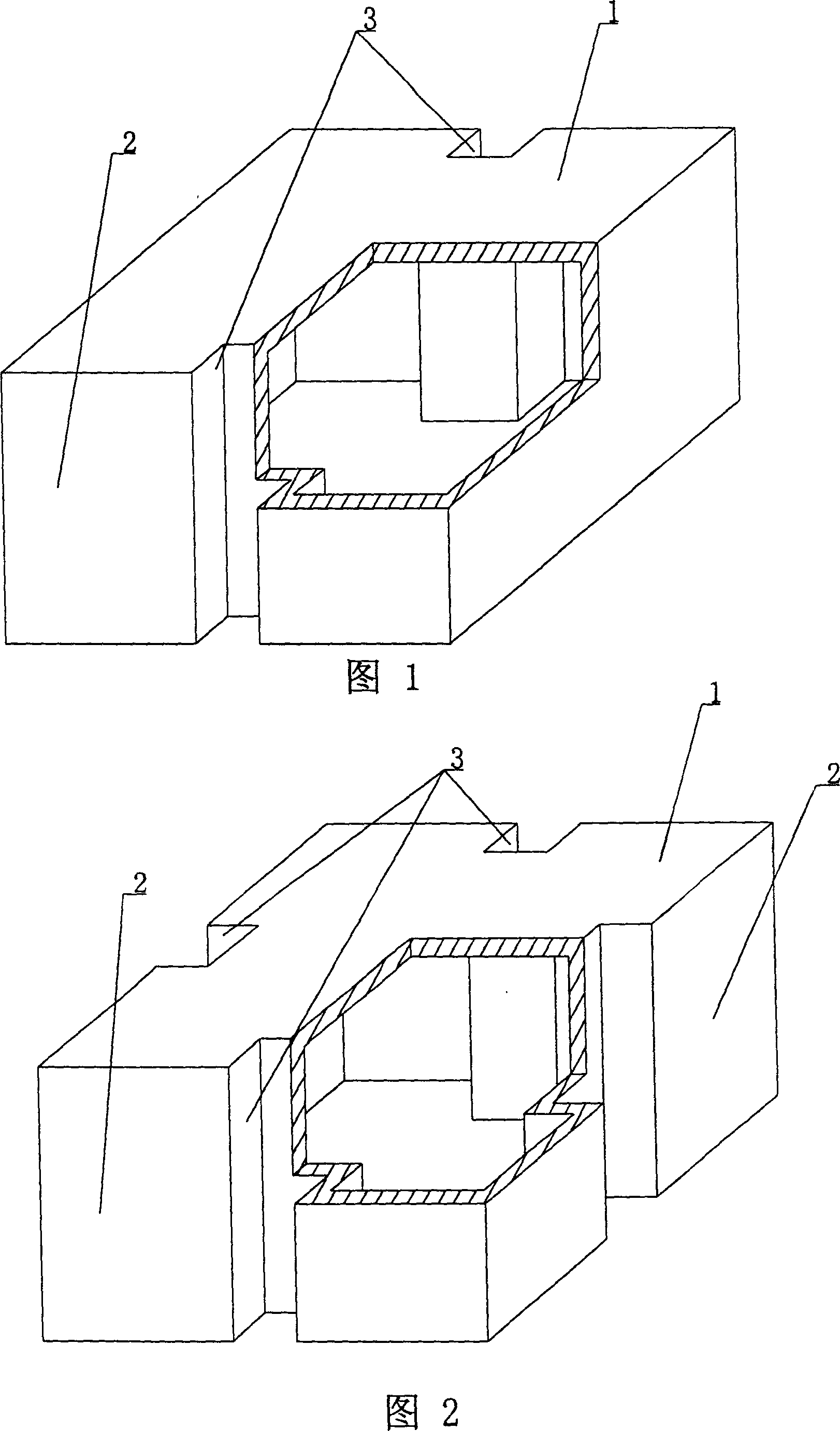 Light carcass for concrete filling