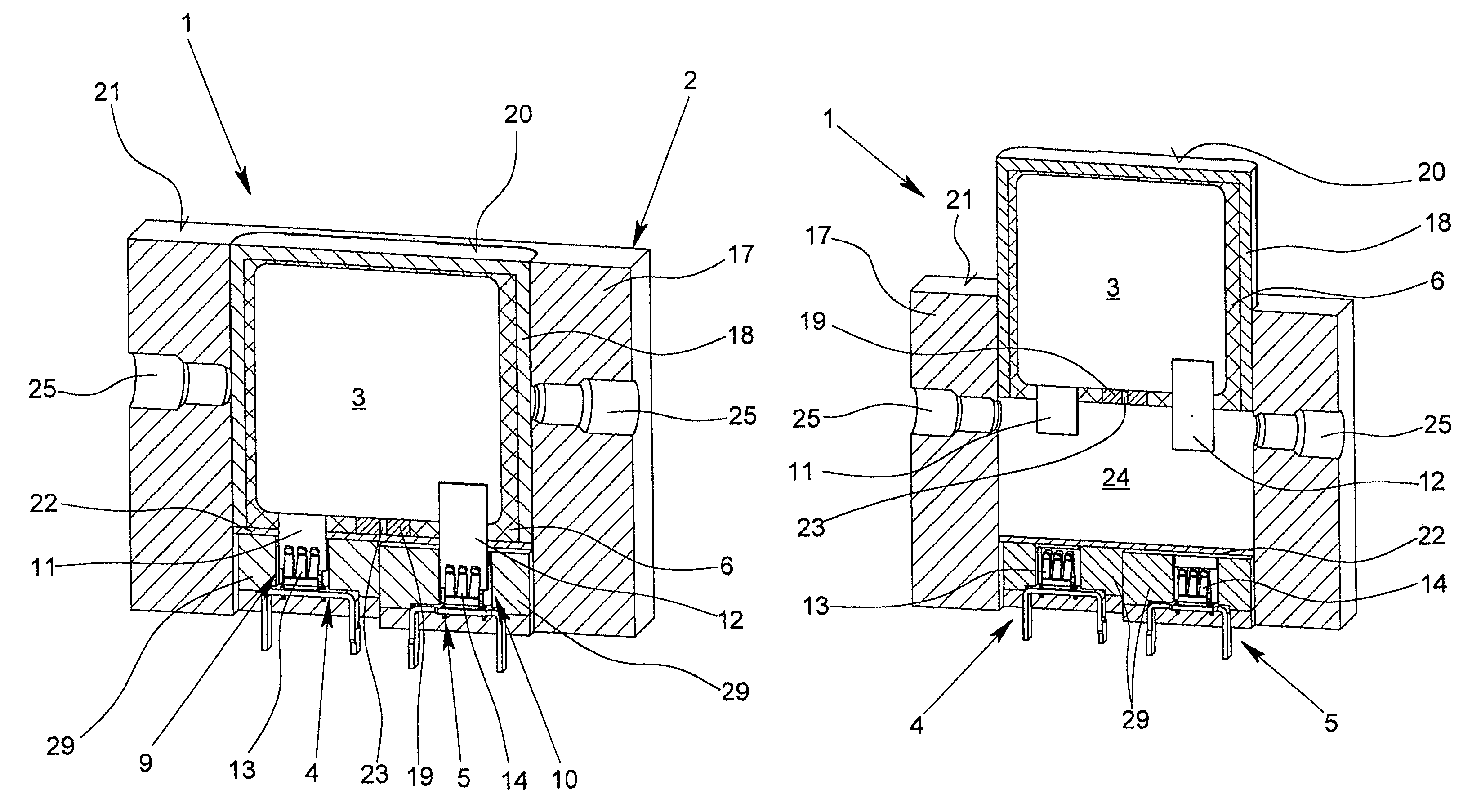 Overvoltage protection element