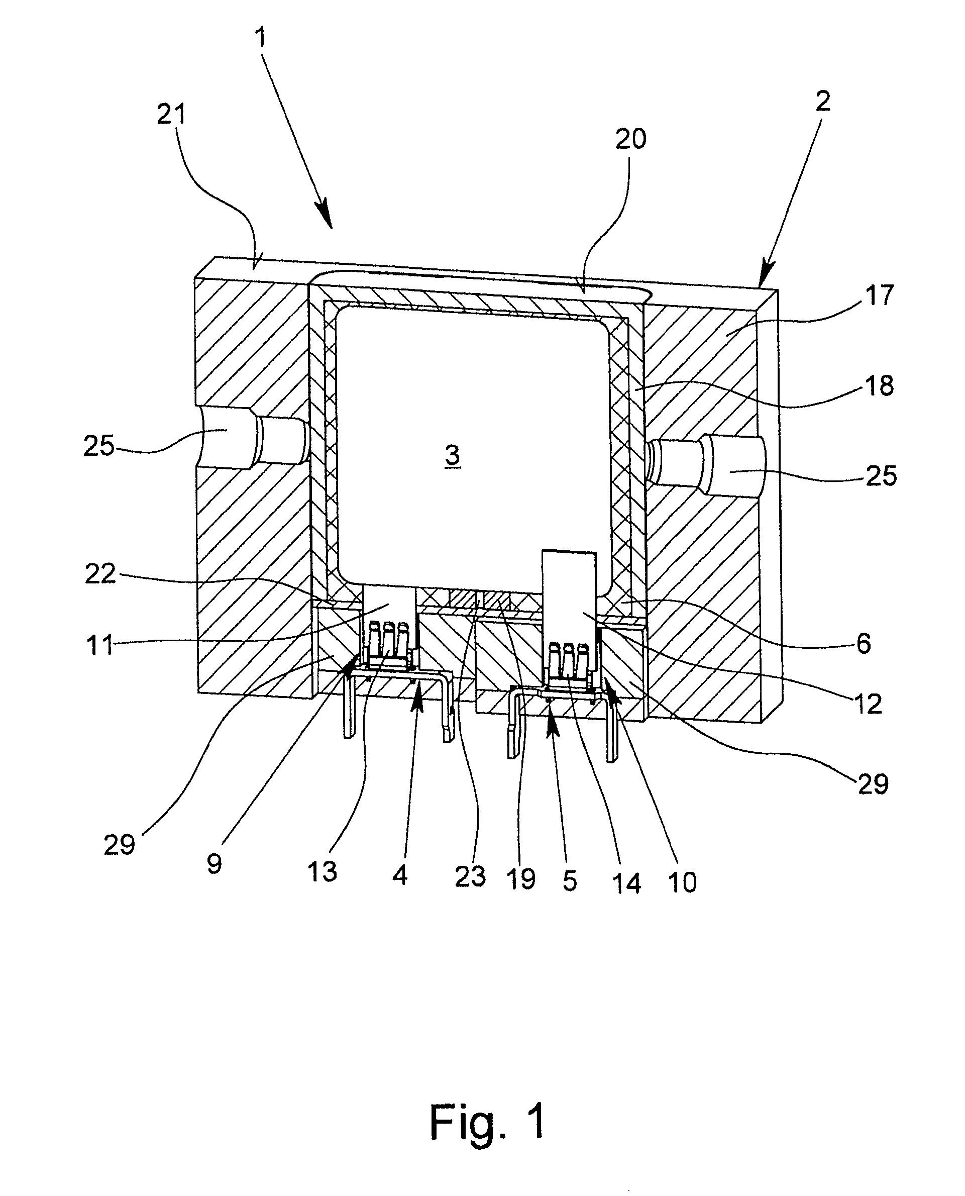 Overvoltage protection element