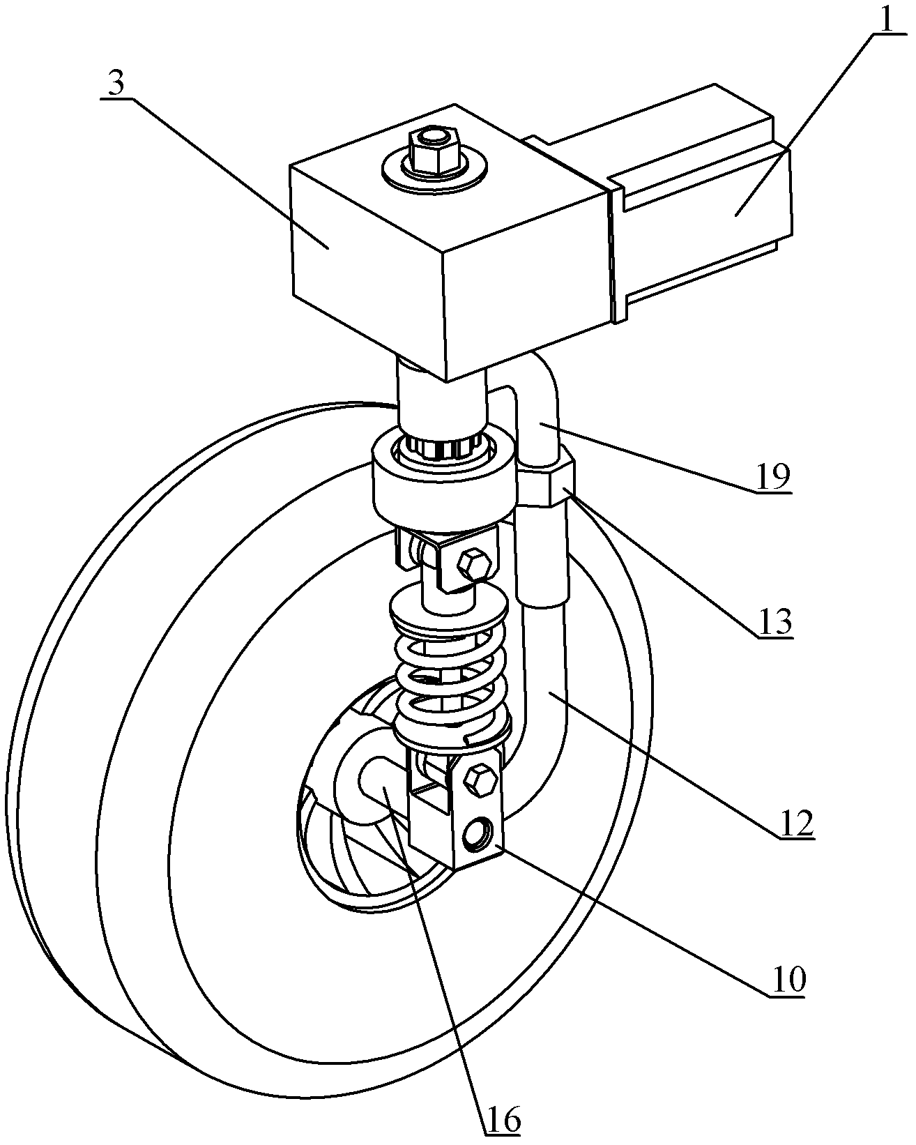 Integrated steering and suspension system