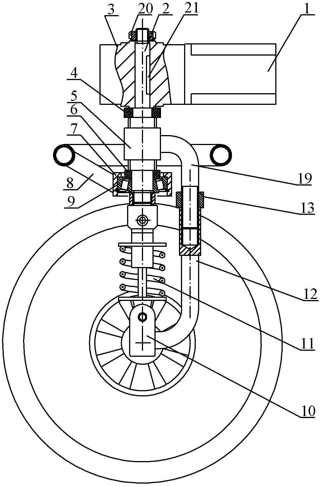 Integrated steering and suspension system