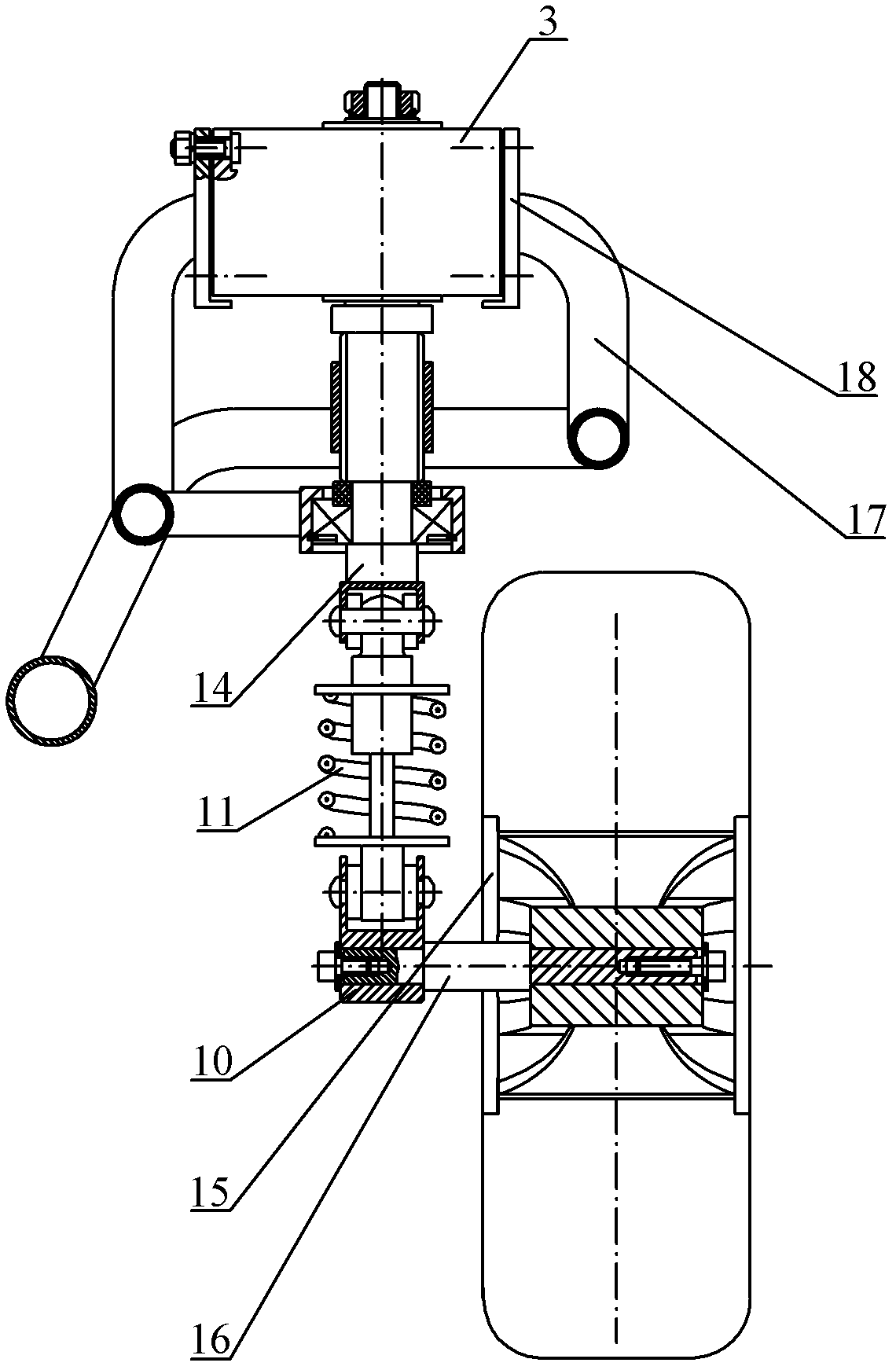 Integrated steering and suspension system