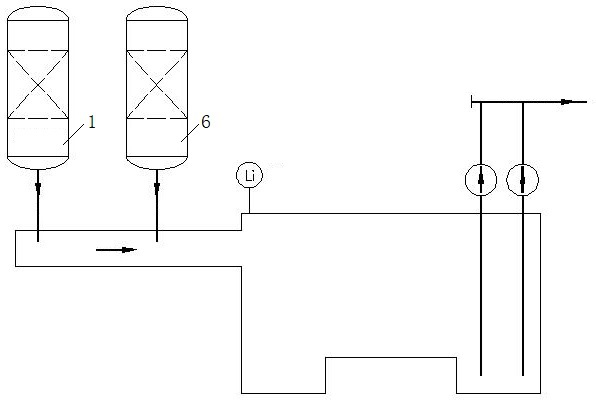 Process for recycling ammonia-containing wastewater of drainage tank of thermal power plant unit