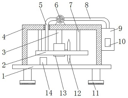 Cutting device for motor production