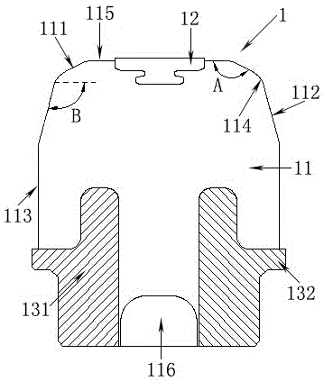 Vertical stop catch with wear plate and method for preventing fracture of steel spring