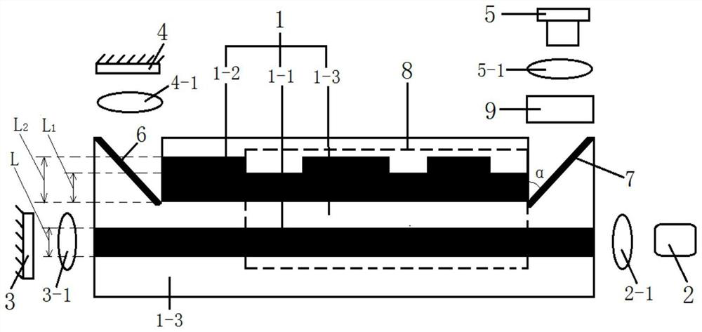 Fourier transform spectrometer based on multilayer slab waveguide structure