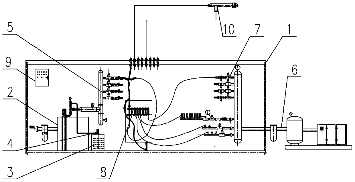 Dust suppressant dry fog dust suppression system and method