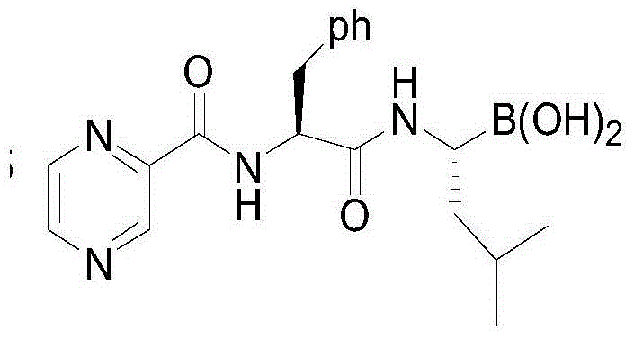 Bortezomib synthesis intermediate preparation method