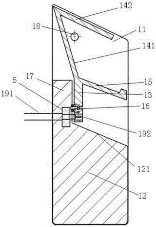 Vehicle-mounted rearview mirror LTE antenna