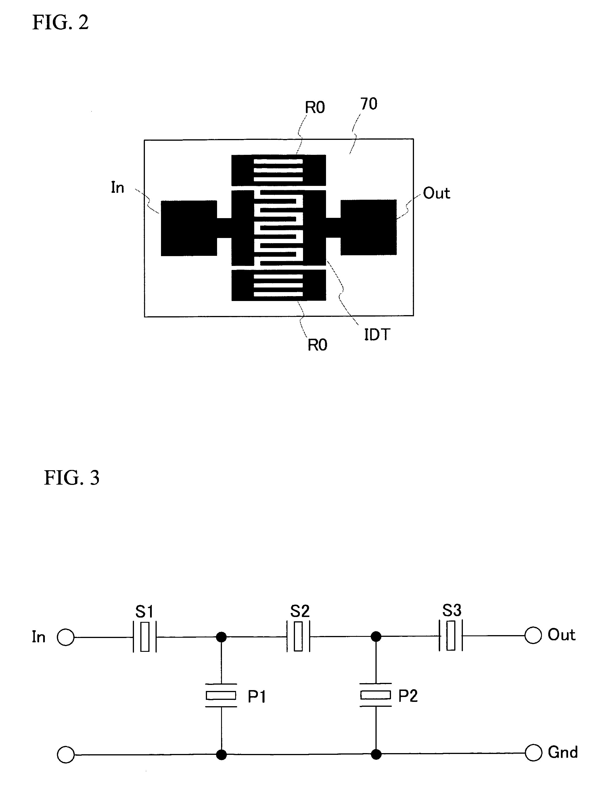 Duplexer and ladder type filter