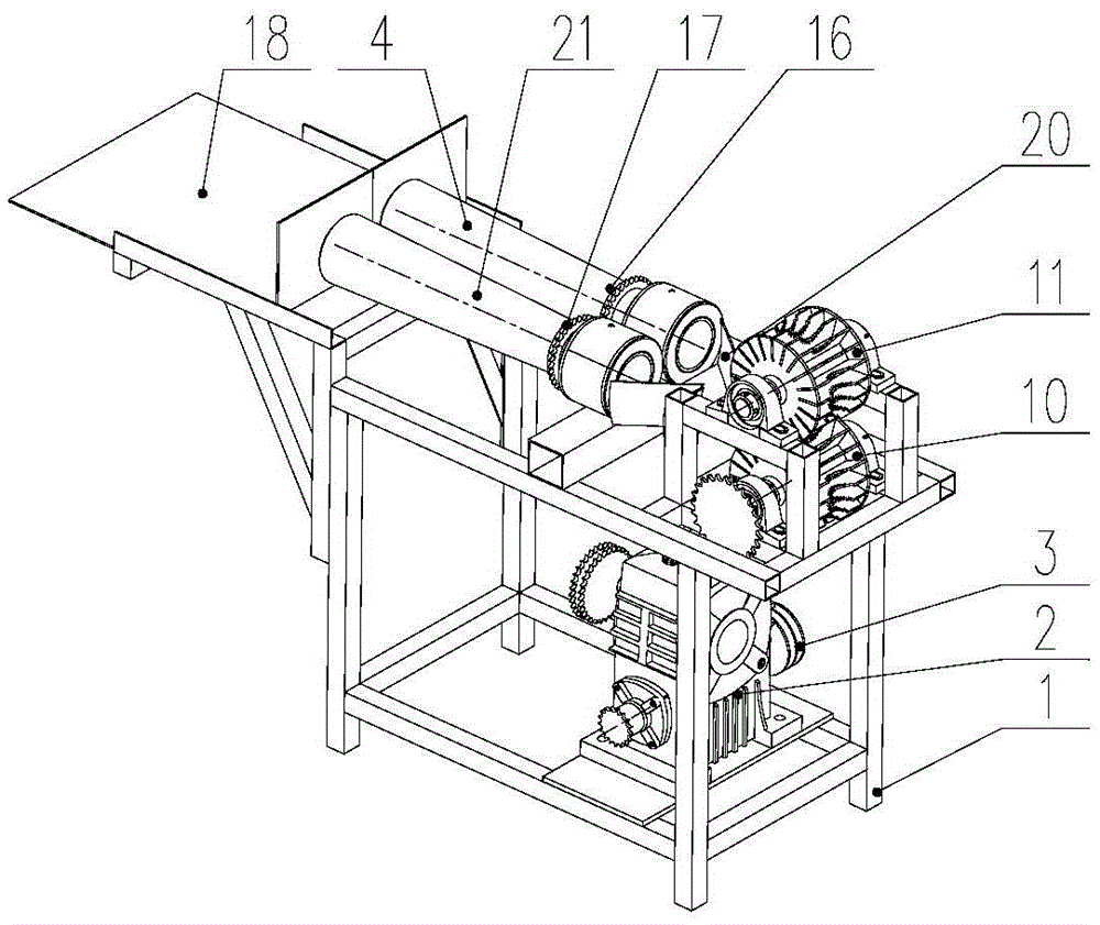 An electromechanical dual-purpose green grass braiding forming device