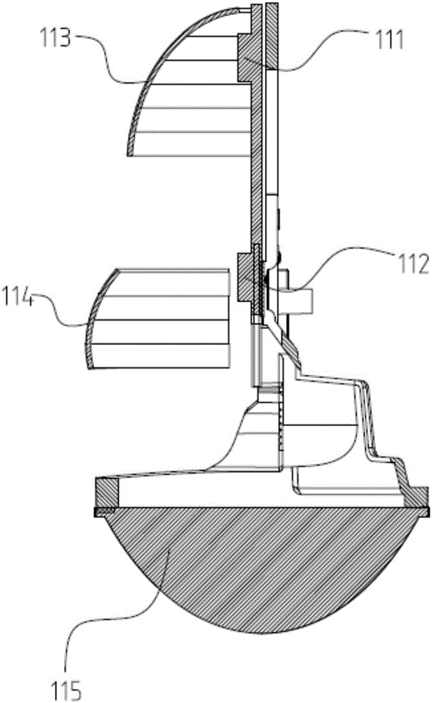 Self-adaptive high-low-beam integrated LED multi-module headlamp