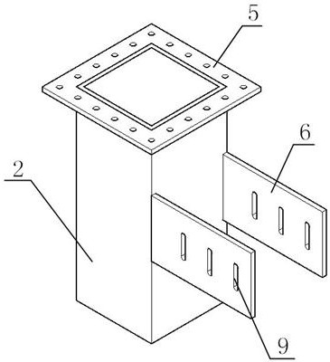 A column-column-beam assembly integrated variable beam height node and its construction method