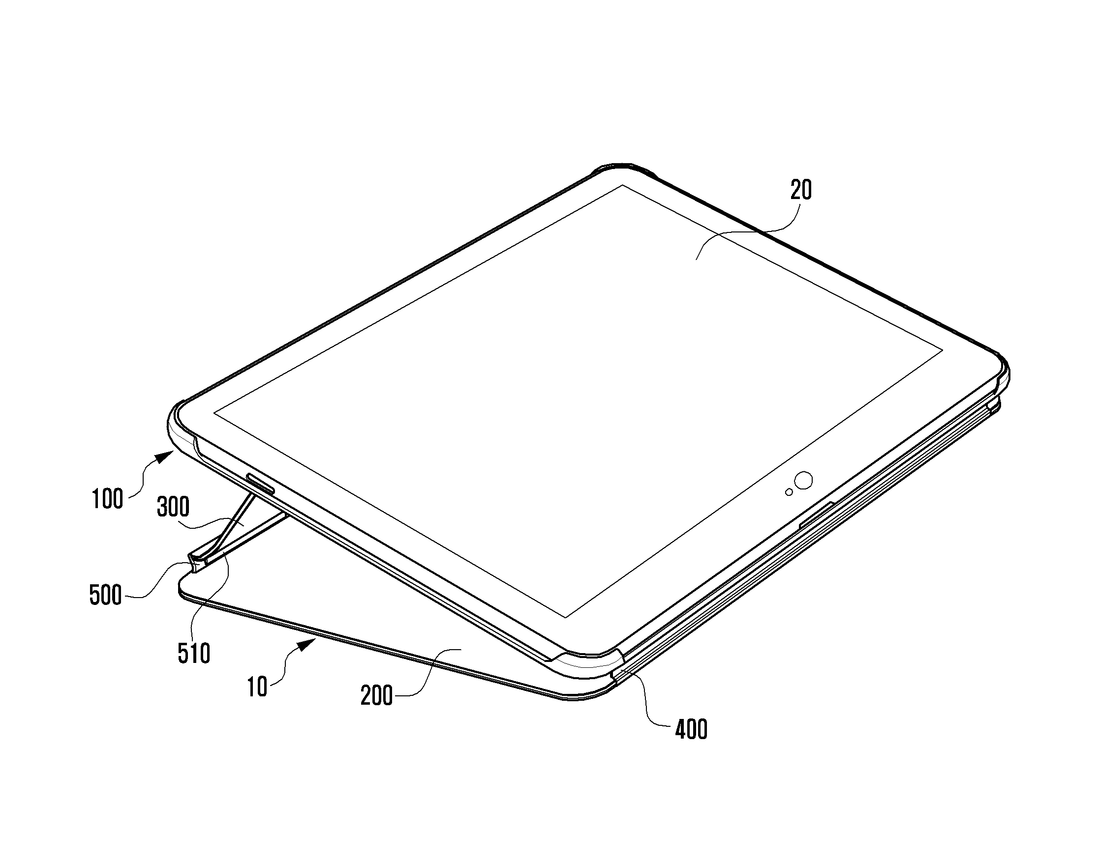 Protective case of mobile terminal