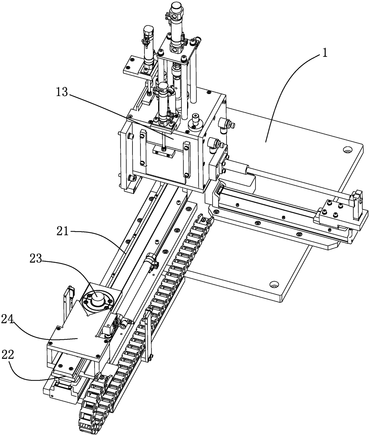 Non-spherical glass lens moulding press