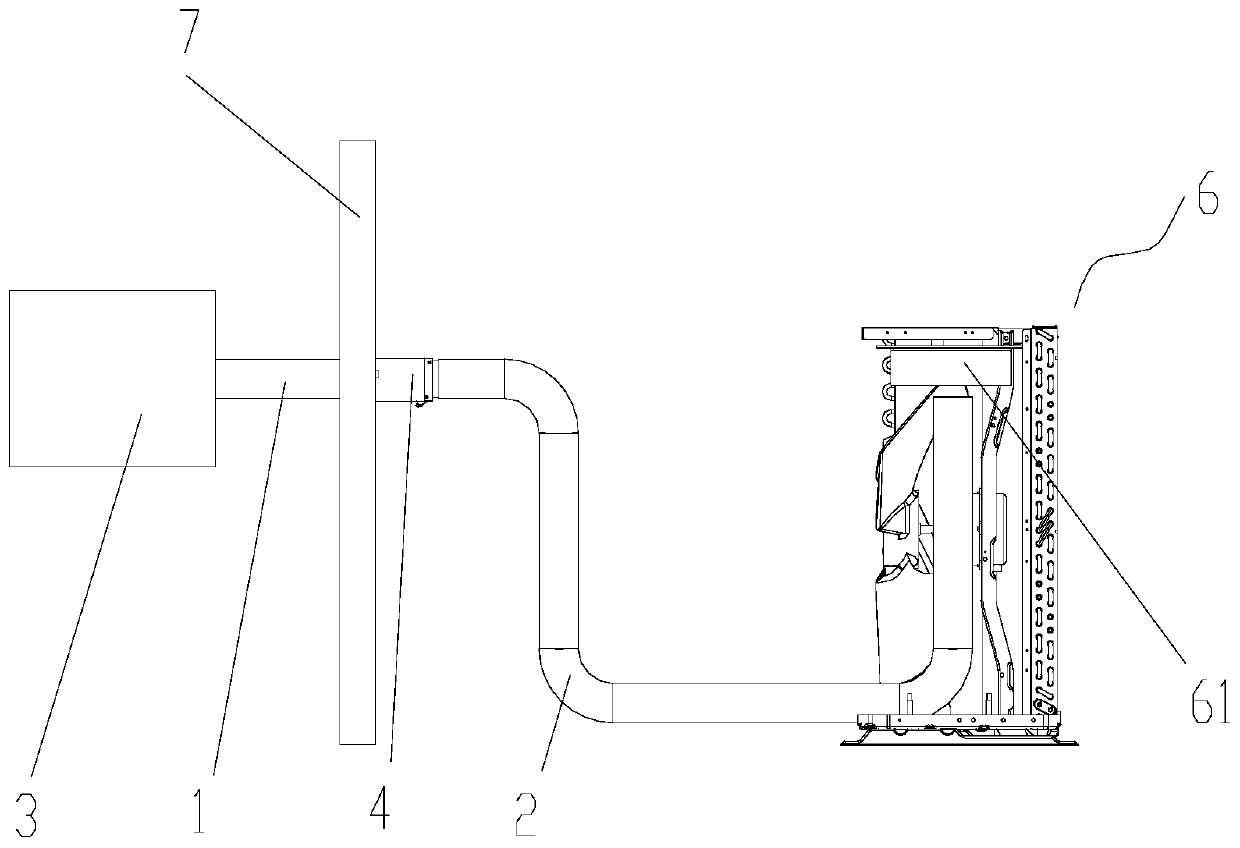 Heat dissipating device and air conditioner