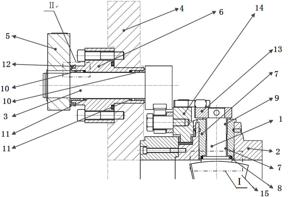 Booster compressor inlet guide vane adjusting device and method