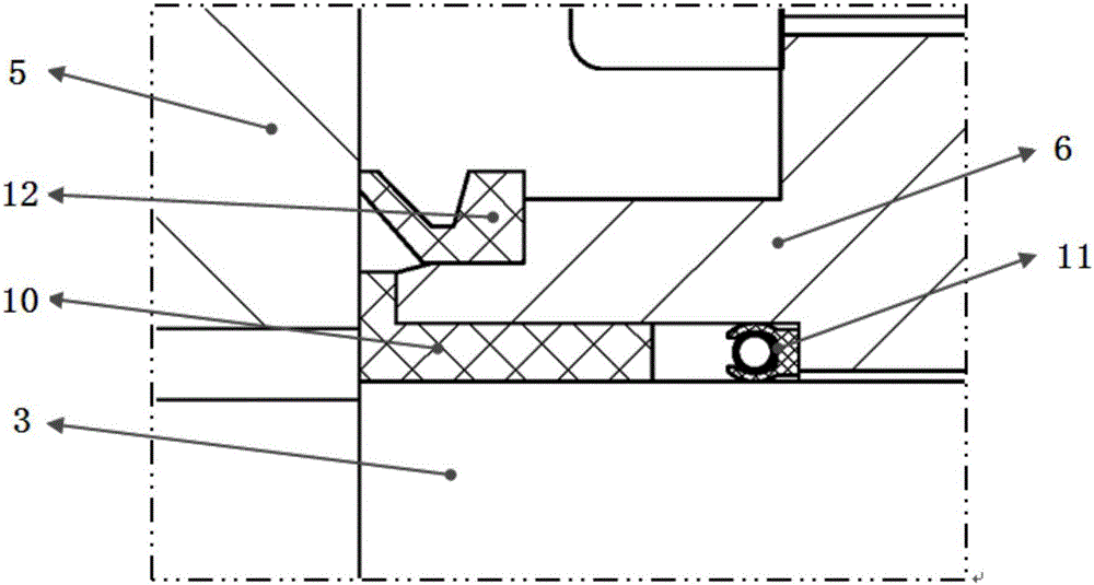 Booster compressor inlet guide vane adjusting device and method